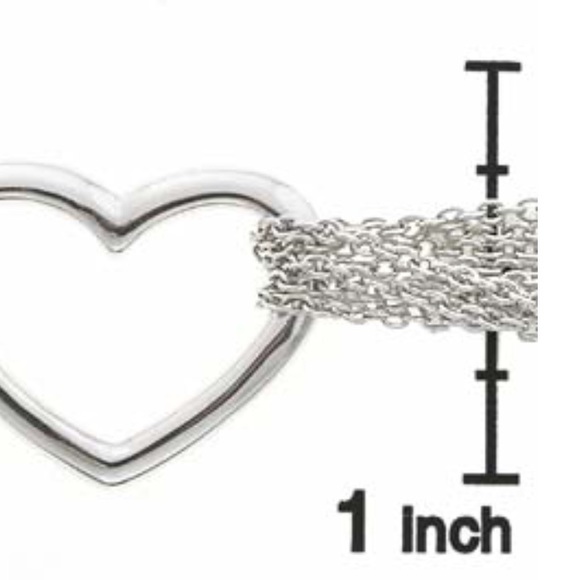 Sterling Silver Heart Bracelet - Picture 2 of 3